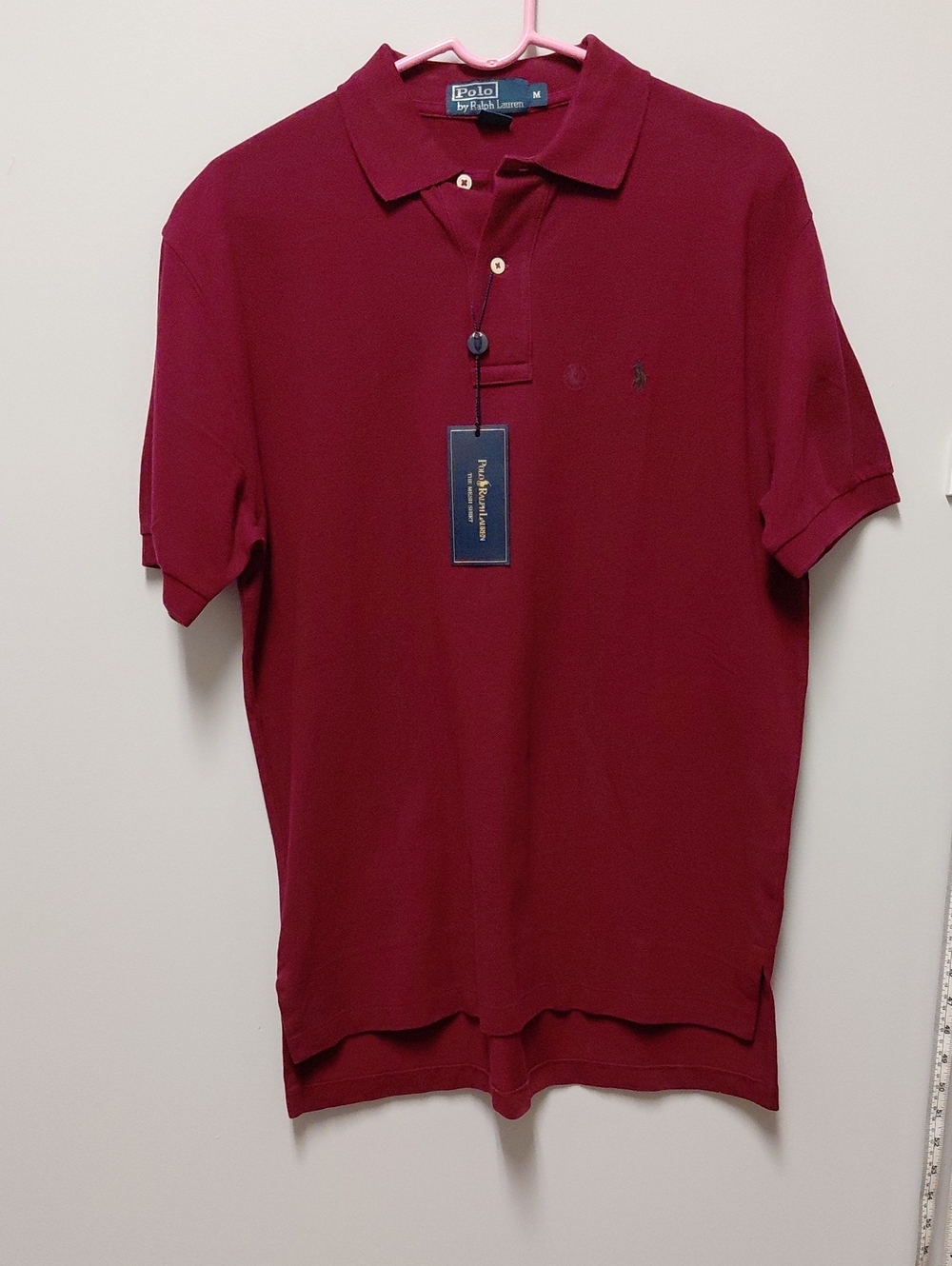 Polo by Ralph Lauren Men's Burgundy Polo Shirt NWT